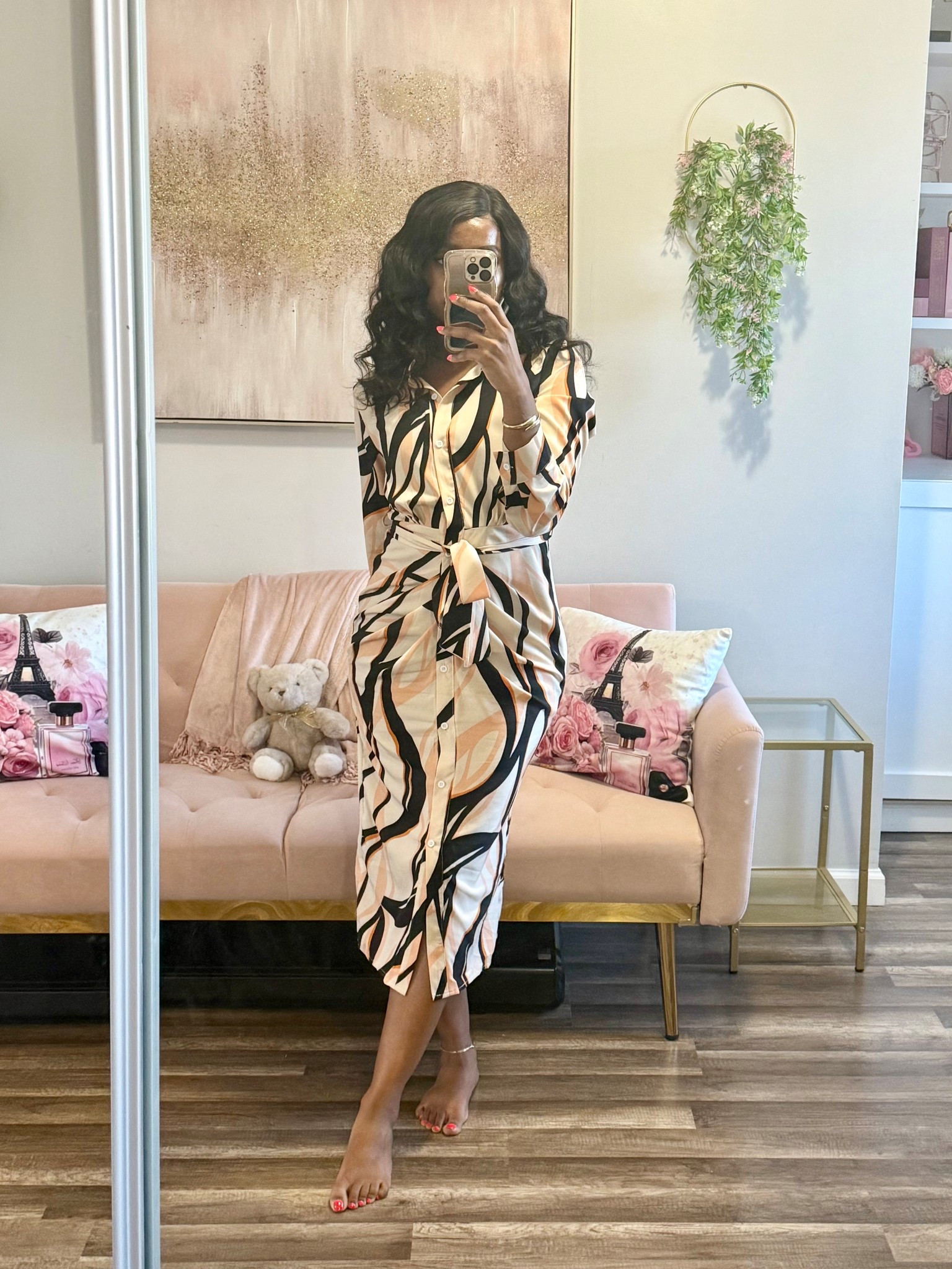 Line Print Twist Front Shirt Dress

Perfect For Work 

Size = Small 

#LTKFindsUnder50 #LTKStyleTip #LTKWorkwear