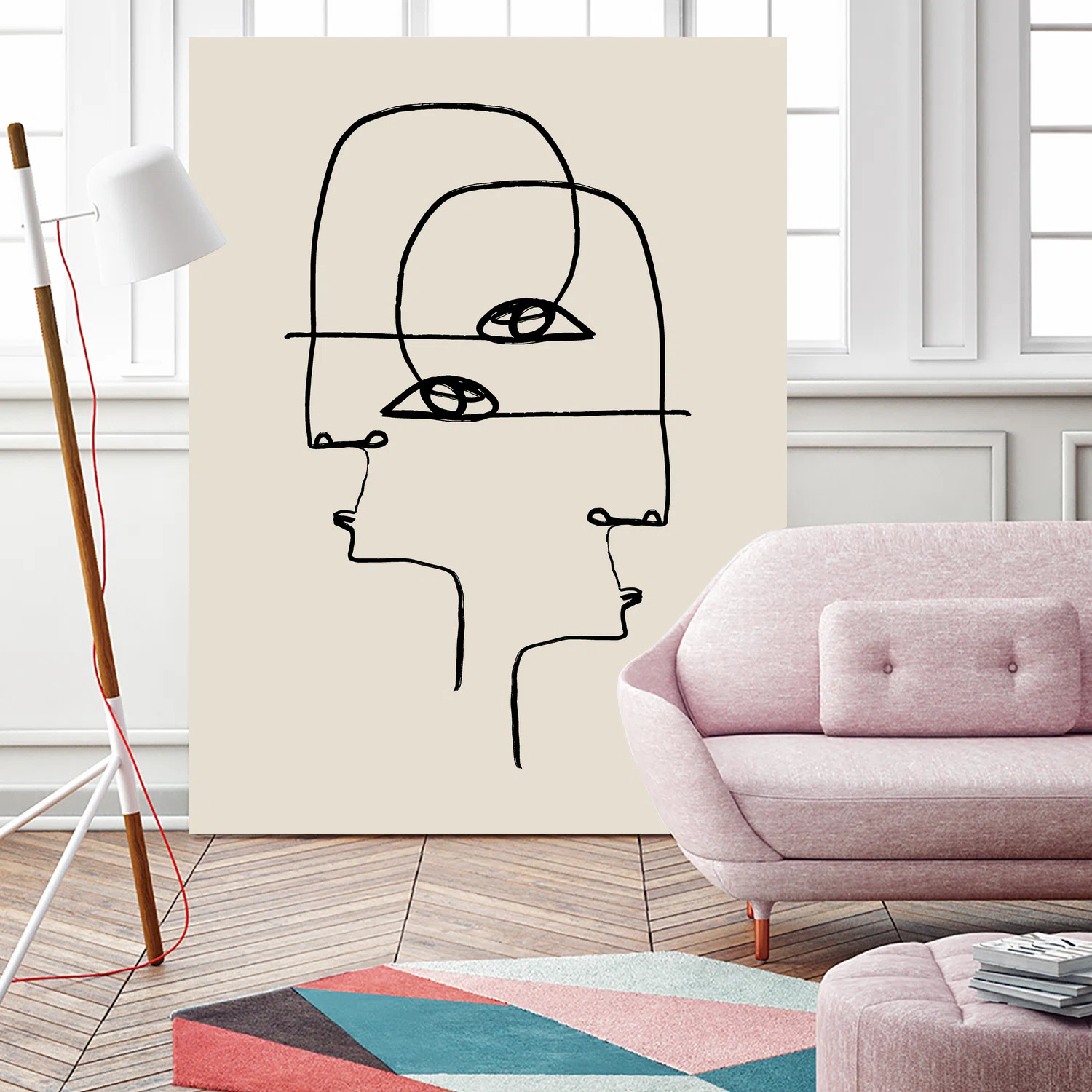 Faces Fine Art Giant Canvas Print | Wayfair North America