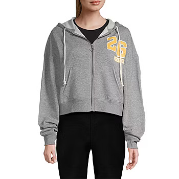 Arizona Lounge Juniors Womens Long Sleeve Zipper Hoodie | JCPenney