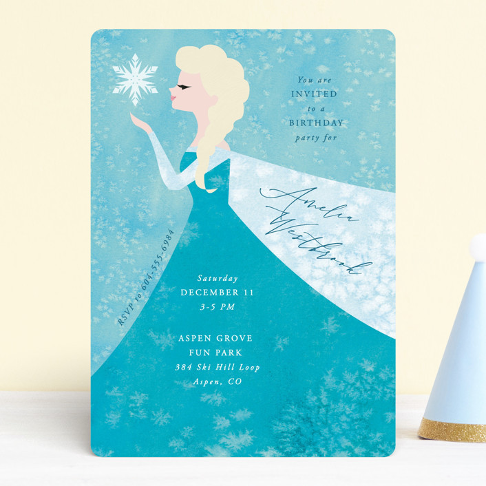 Disney Elsa's Snowflakes | Minted