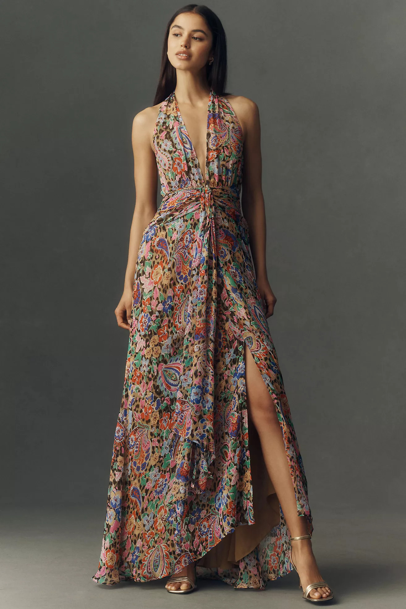 RIXO Alaina Chiffon Maxi Dress | Anthropologie (US)