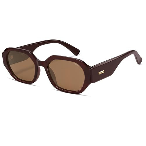 SOJOS Retro Polarized Sunglasses Rectangle For Women Men SJ2232 C18 | Amazon (US)