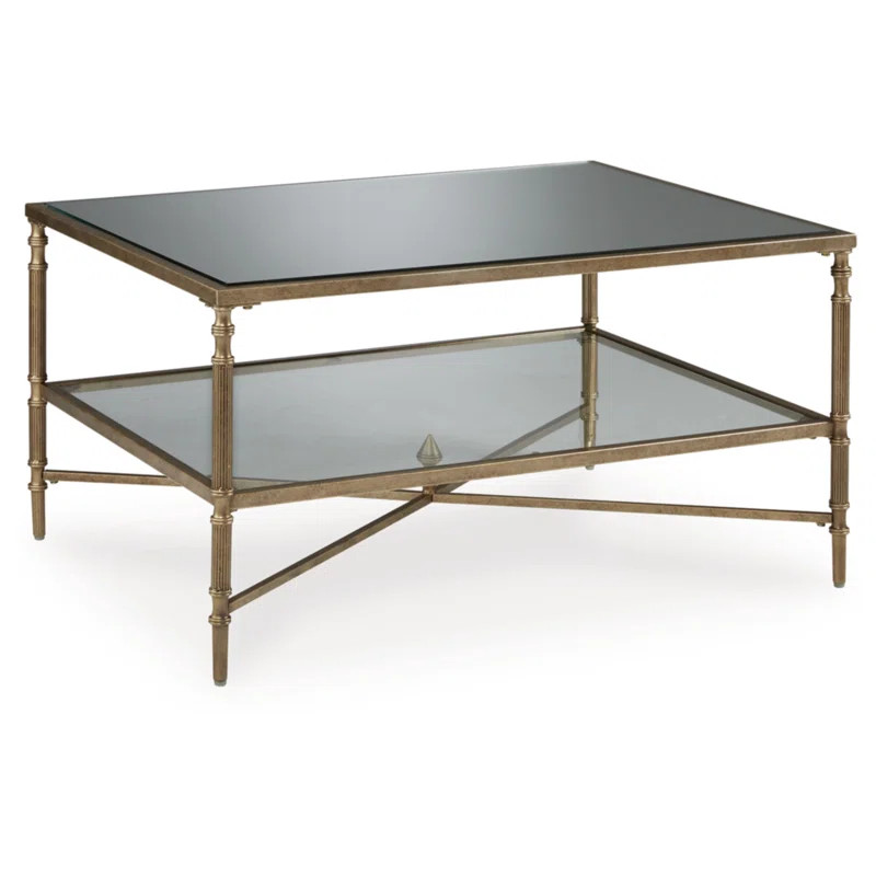 Alsafi Glass Top Single Coffee Table | Wayfair North America