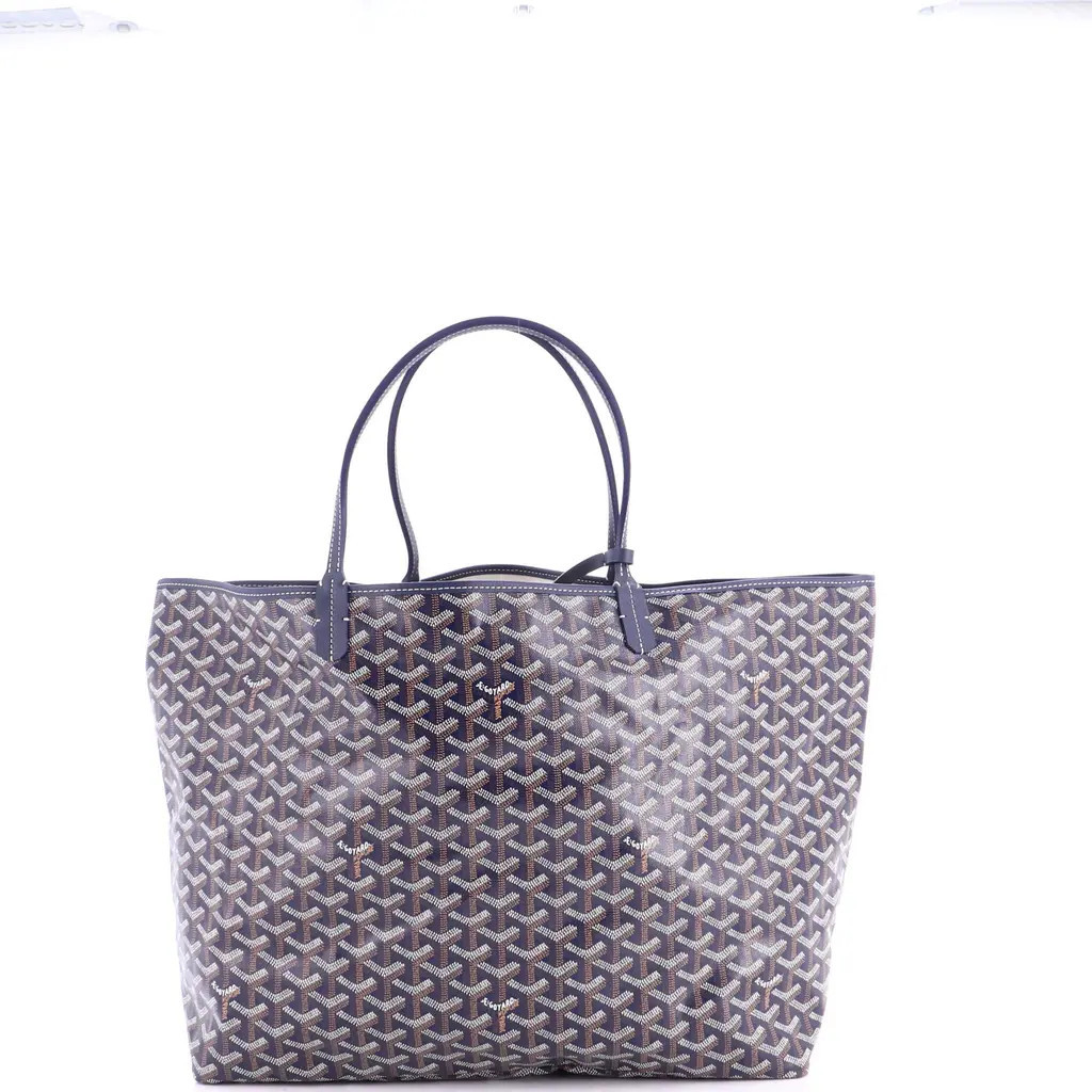 Pre-Owned Goyard Saint Louis Tote Coated Canvas GM in Blue at Nordstrom, Size Medium | Nordstrom
