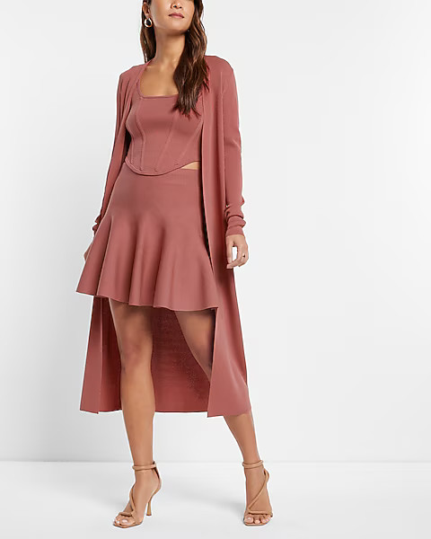 Body Contour Duster Cardigan | Express