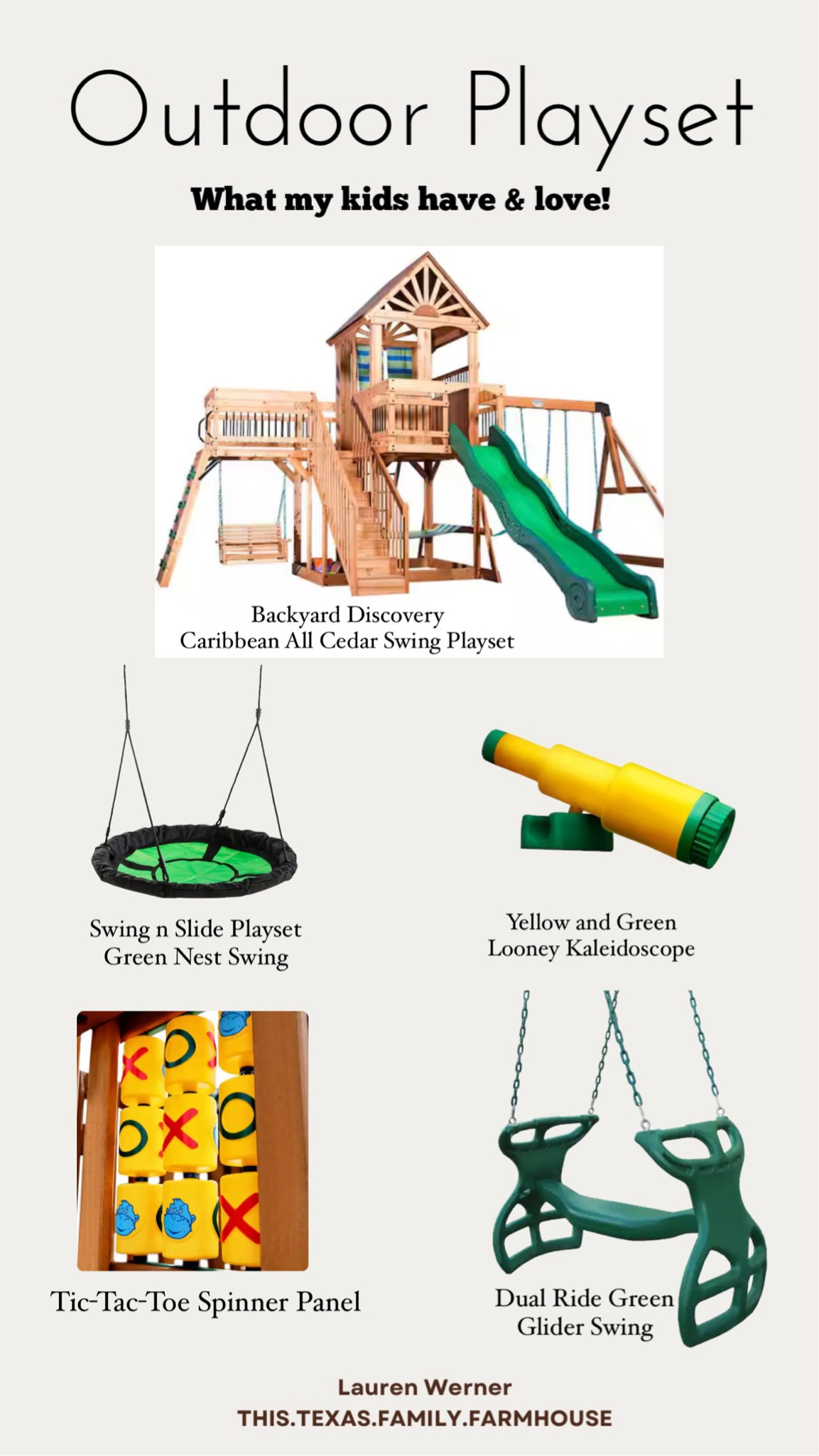 This is the play-set we purchased for Christmas and my kids love it! This residential wood playscape with slide is sturdy and currently 15% off! 

#LTKsalealert #LTKfamily #LTKkids
