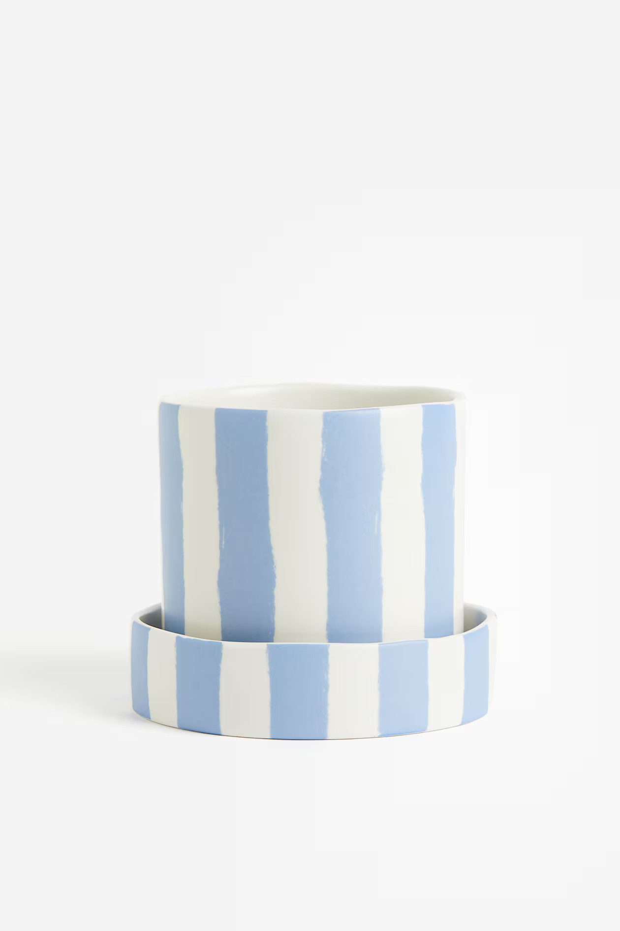 Patterned Plant Pot and Saucer | H&M (US + CA)