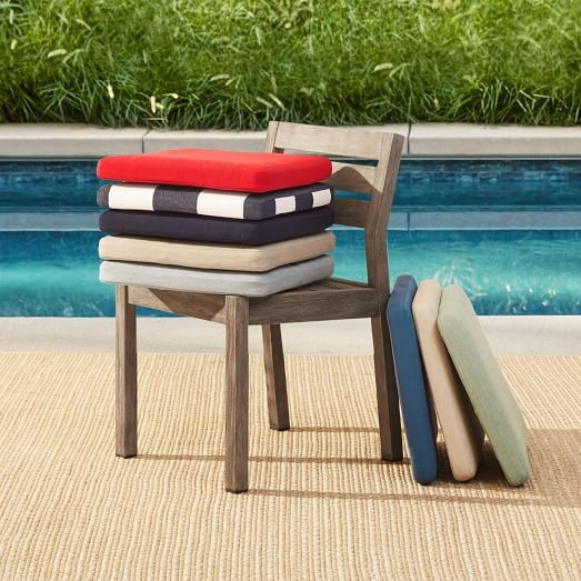Portside Dining Collection Outdoor Cushions - Sunbrella® Fabrics | West Elm (US)