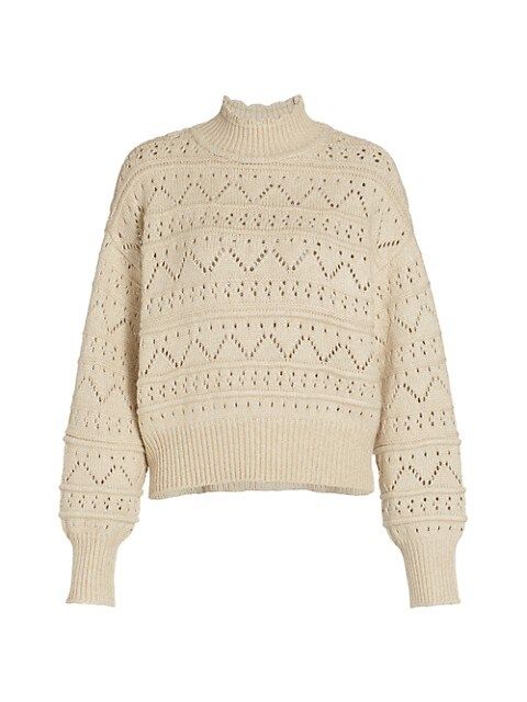 Pointelle Turtleneck Sweater | Saks Fifth Avenue