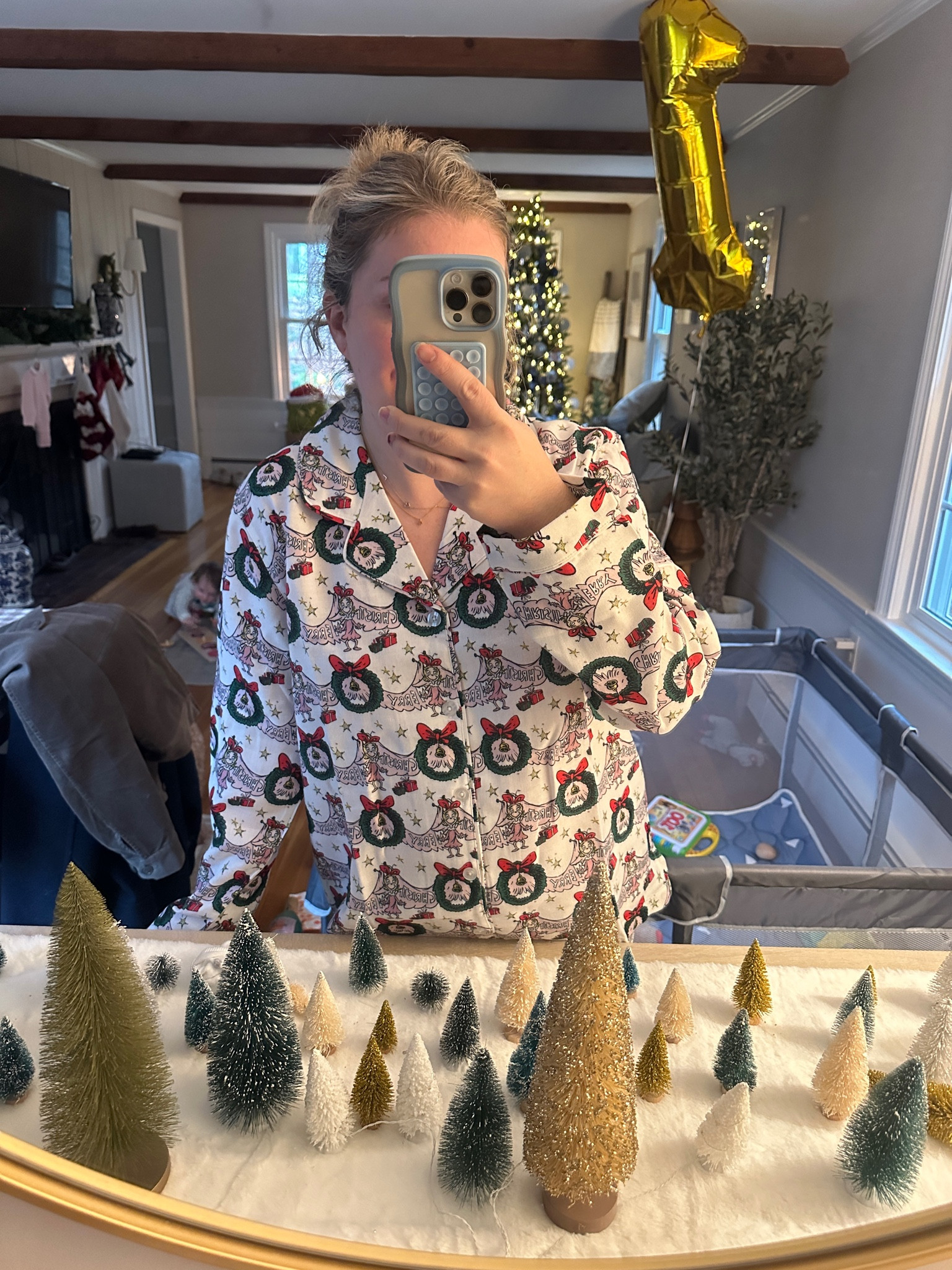 Matching adult and kid Cindy louwho pajamas. Run big. Wearing a small 

#LTKSeasonal #LTKHoliday #LTKGiftGuide