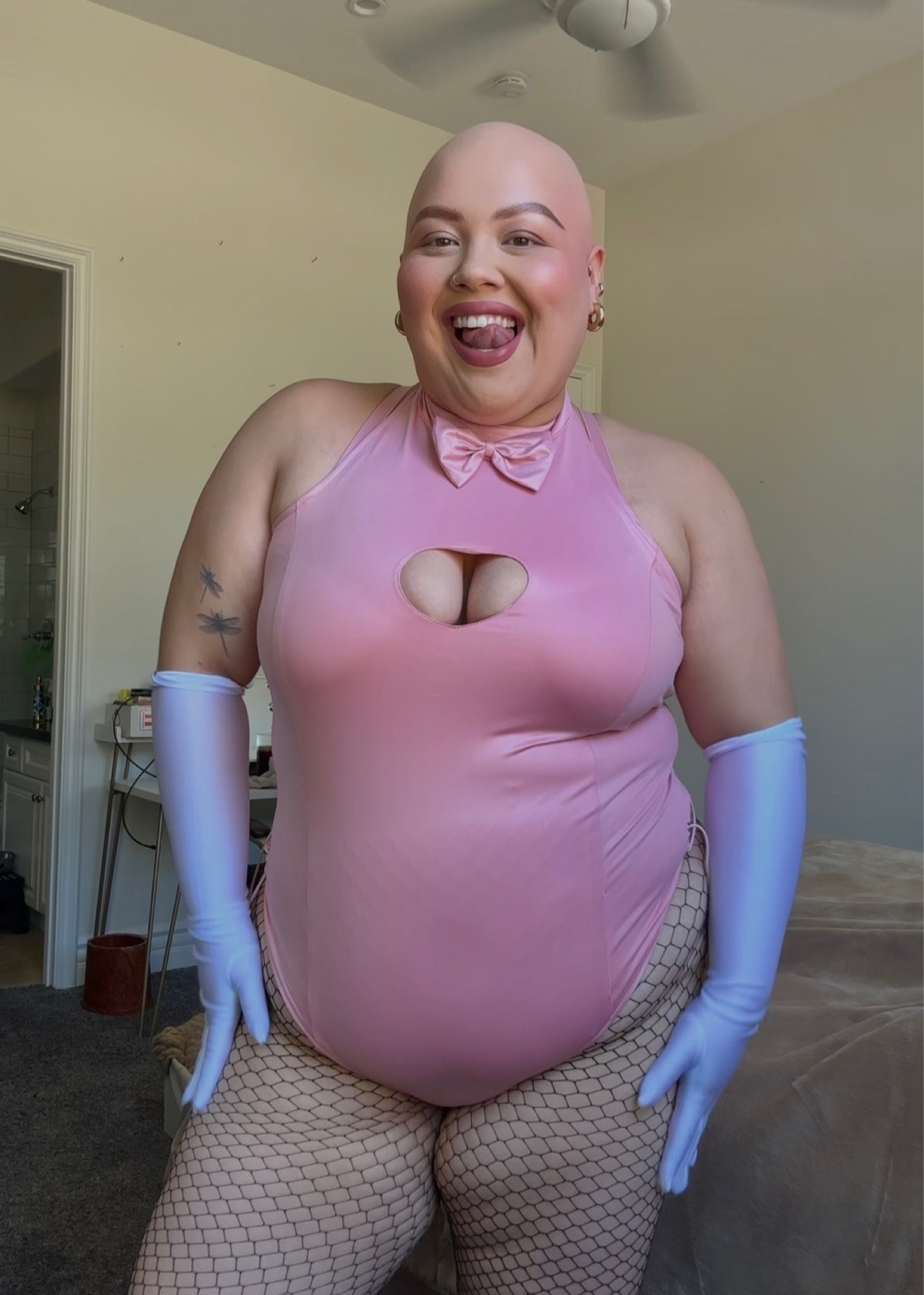 wearing an XL in this plus size playboy bunny halloween costume 🫶🏼 costume, halloween, plus size costume, fall fashion, costume ideas, apron belly, apron belly friendly 

#LTKplussize #LTKHalloween #LTKfindsunder50