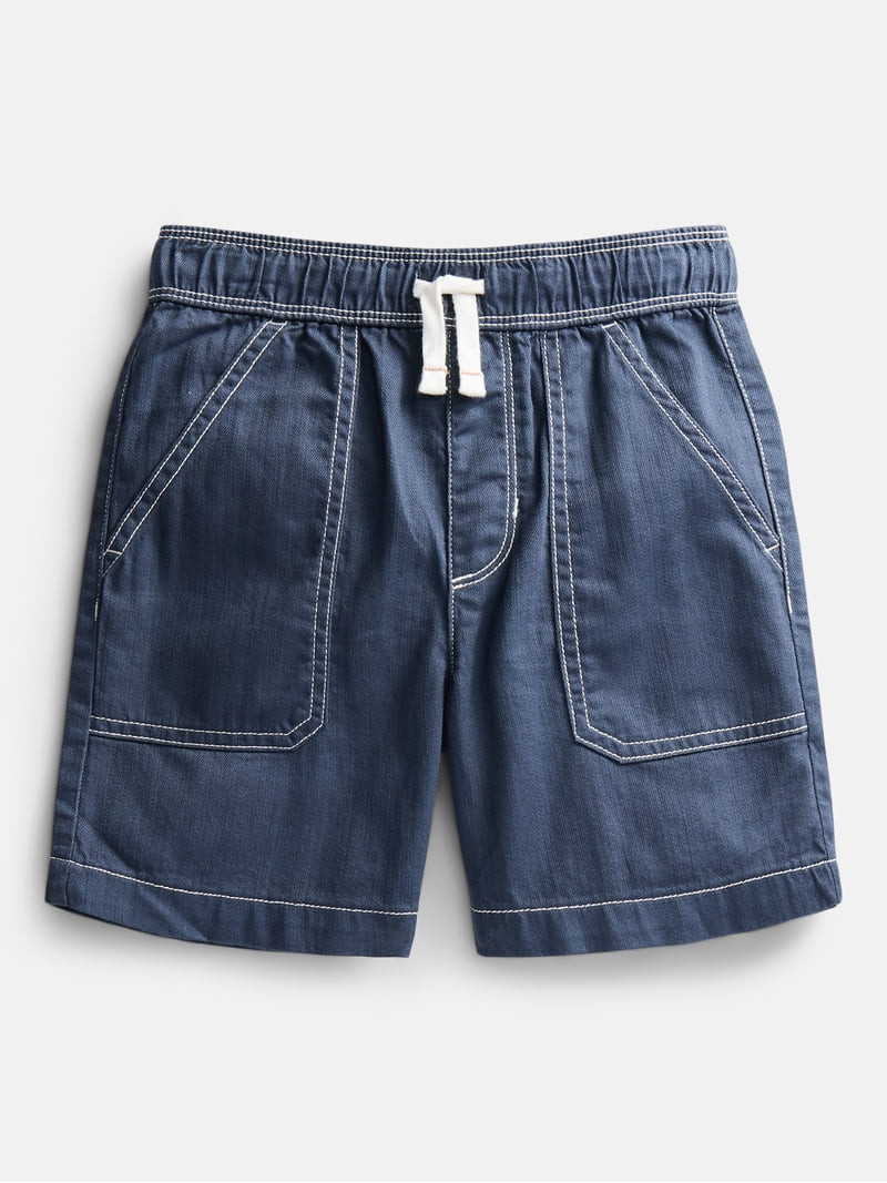 Wonder Nation Little Boys' Cotton Twill Shorts, Sizes 4-10 | Walmart (US)