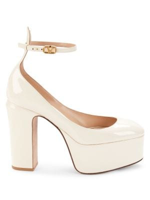 Ankle Loop Patent Leather Pumps | Saks Fifth Avenue OFF 5TH