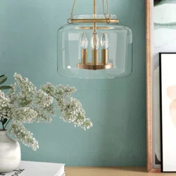 Chestertown 3 - Light Lantern Jar Chandelier | Wayfair North America