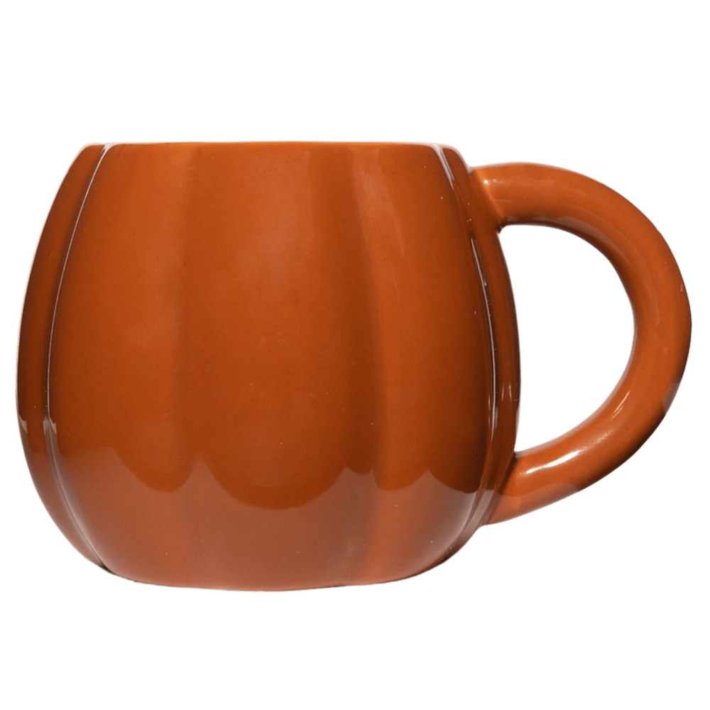 Pumpkin Coffee Mug | Orange Pumpkin Ceramic Cup for Autumn | Sweet Water Decor, LLC
