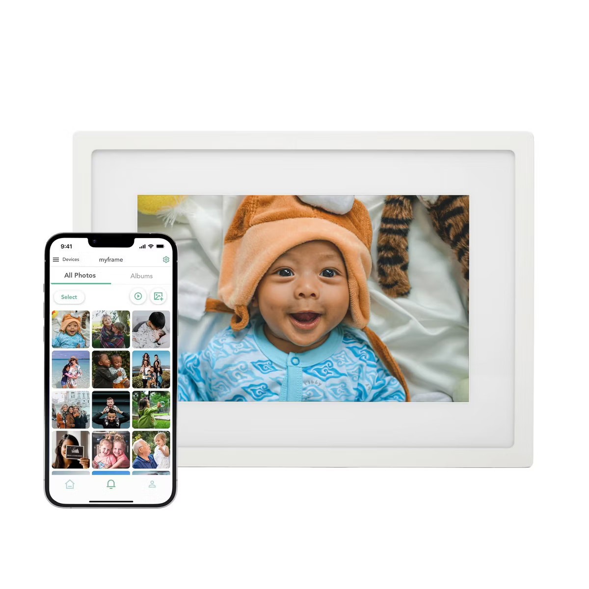 Skylight 10" Digital Photo Frame - White | Target