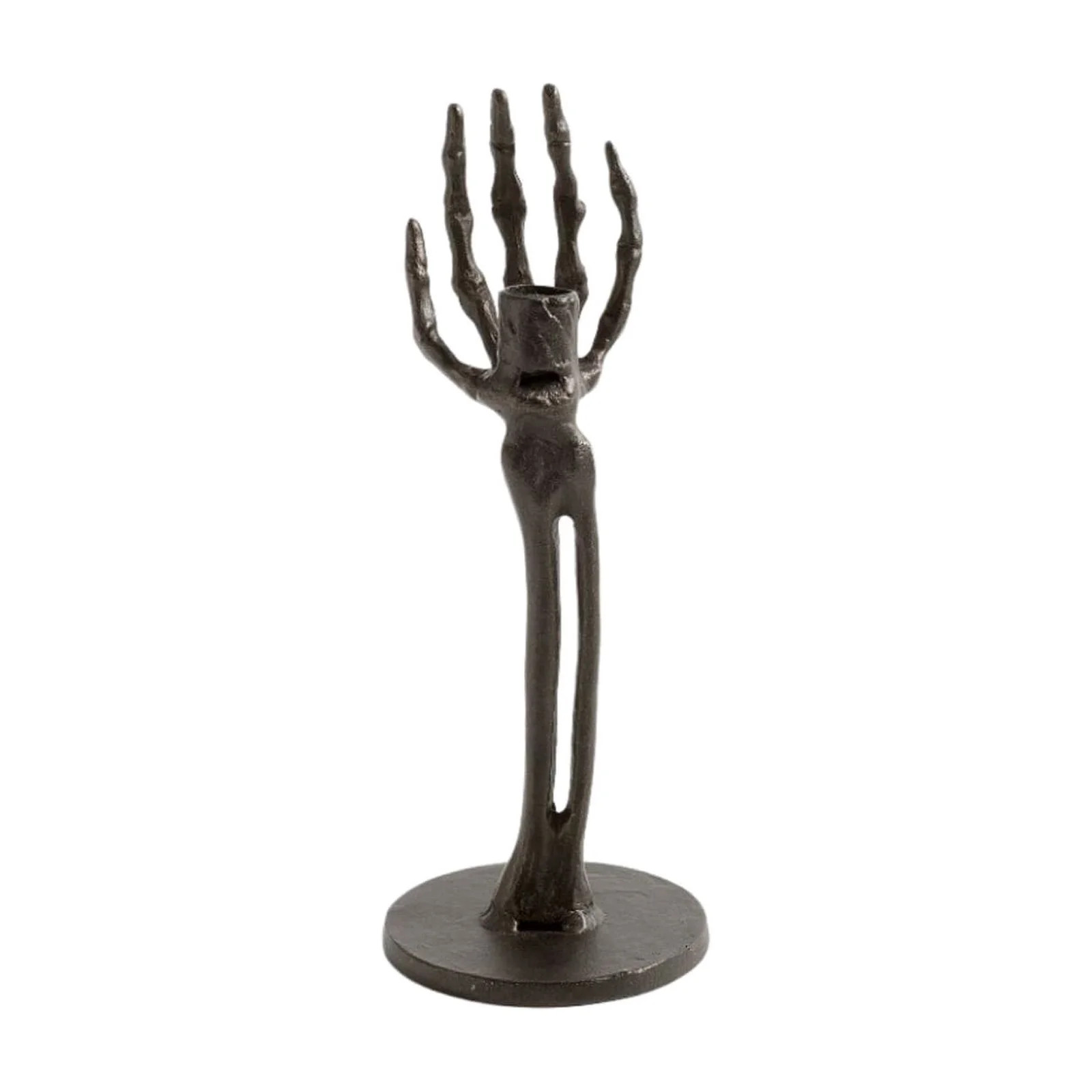 Vintage Halloween Decor, Skeleton Hand Candle Holder Resin, Life-Size Taper Candle Stand for Tabl... | Walmart (US)