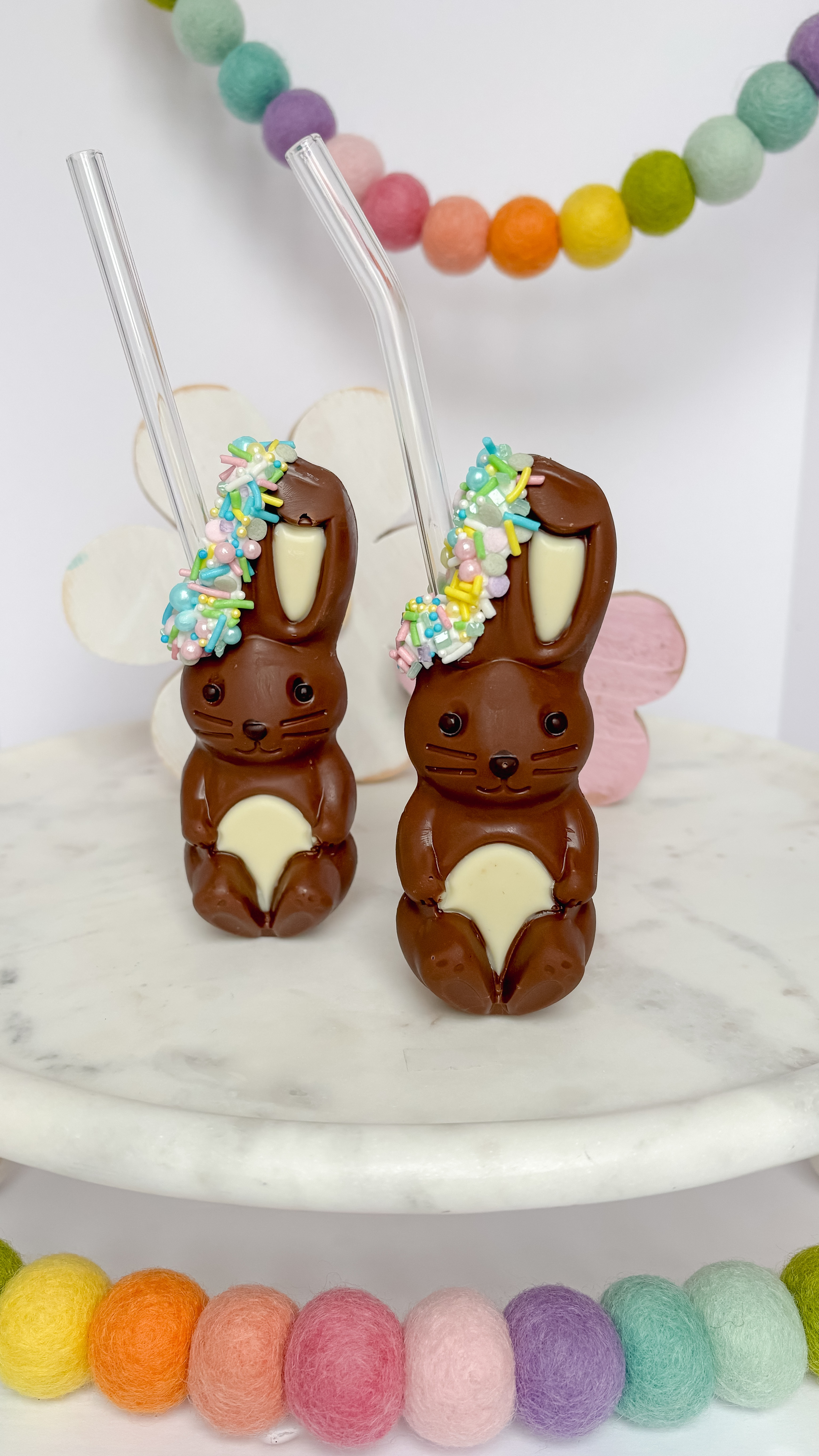 🐰 Chocolate Bunny Milk! 🐰
This is such a fun drink & treat!
Take a hollow chocolate bunny and cut one of the ears off. Trim the opening with frosting and festive sprinkles. Then add your child’s favorite milk!

#LTKSeasonal #LTKWatchNow #LTKKids