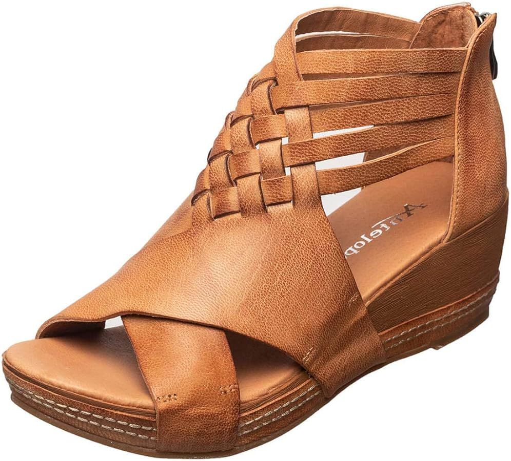 Antelope Women's Tavi Leather Wedge Wedge Sandals | Amazon (US)
