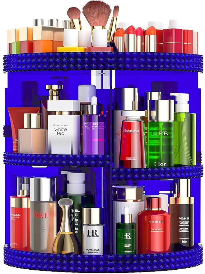 Awenia Makeup Organizer 360-Degree Rotating, Adjustable Makeup Storage, 7 Layers Large Capacity C... | Amazon (US)