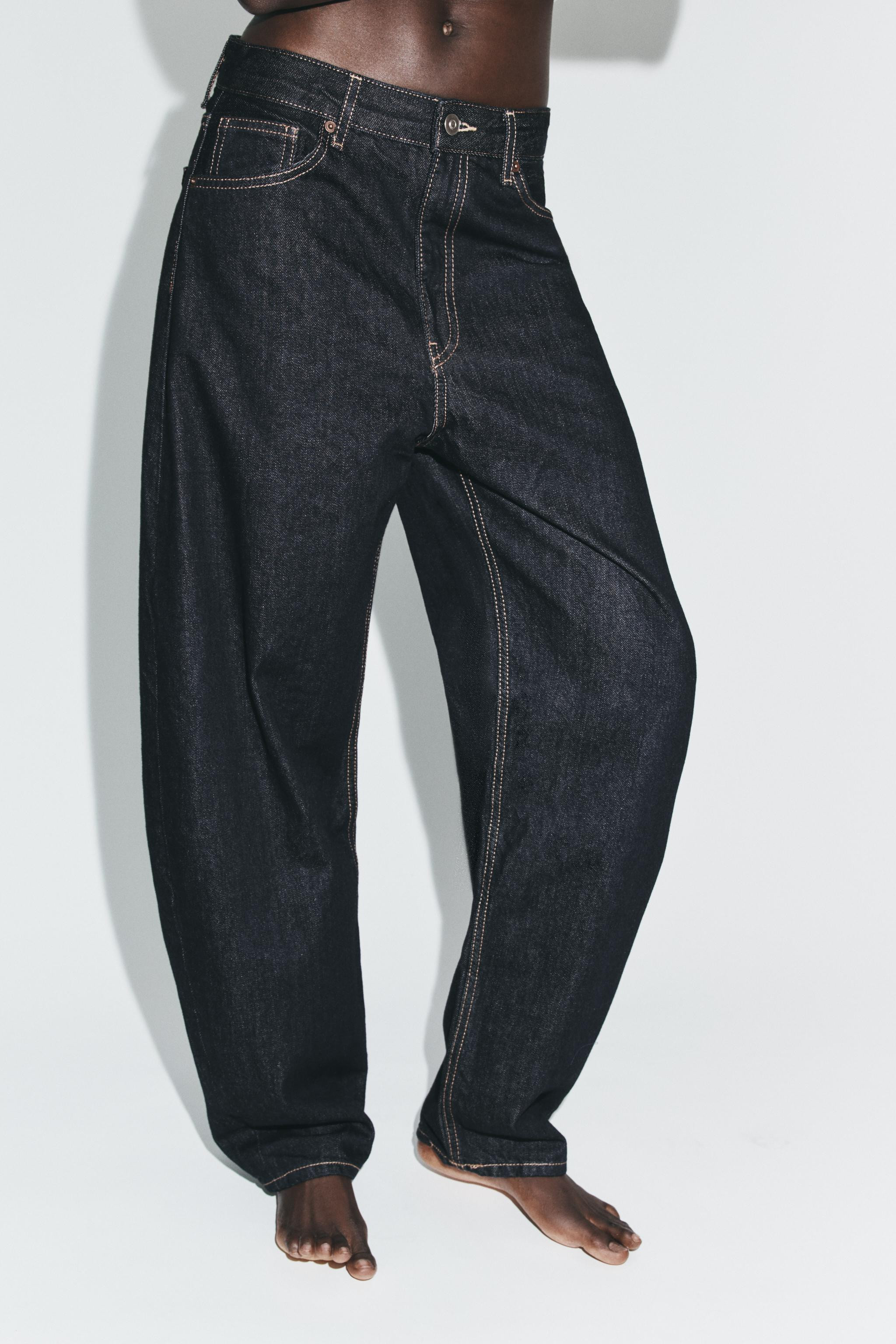 JEANS TRF BARREL MIT HOHEM BUND | Zara DE