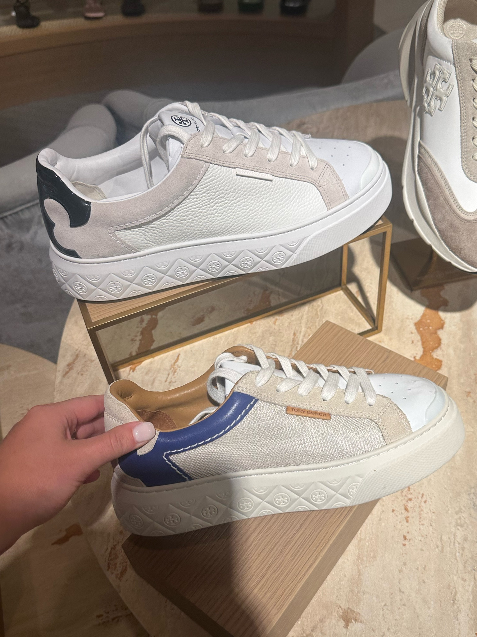 Tory Burch is making a comeback with these elevated sneakers!!! Genuinely might have to buy even tho I don’t need anymore shoes but these are such a good price point, have a good amount of height and are so chic and not too logo-y 

Also could be dressed up or down! … and they are on SALE!!! 🏃‍♀️🏃‍♀️🏃‍♀️

#LTKU #LTKstyletip #LTKFind
