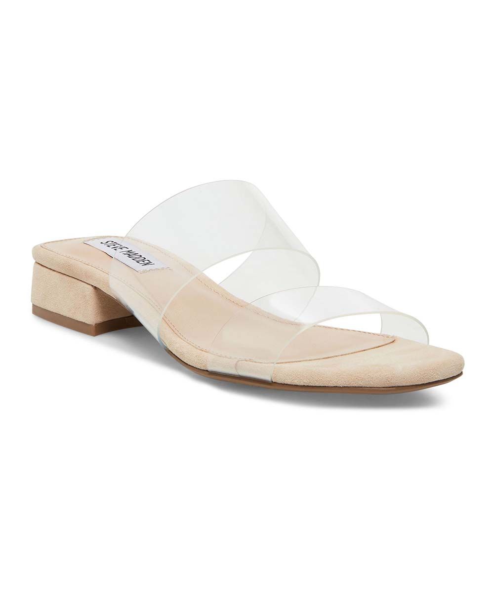 Steve Madden Women's Sandals CLEAR - Clear Jaron Slide - Women | Zulily