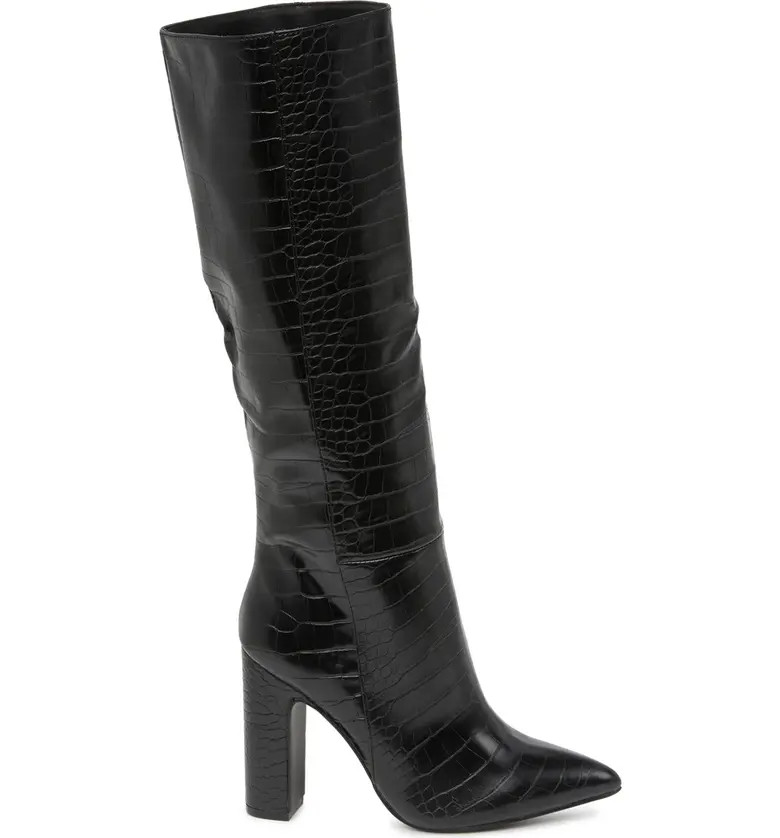 Nikitta Croc Embossed Knee High Boot | Nordstrom Rack