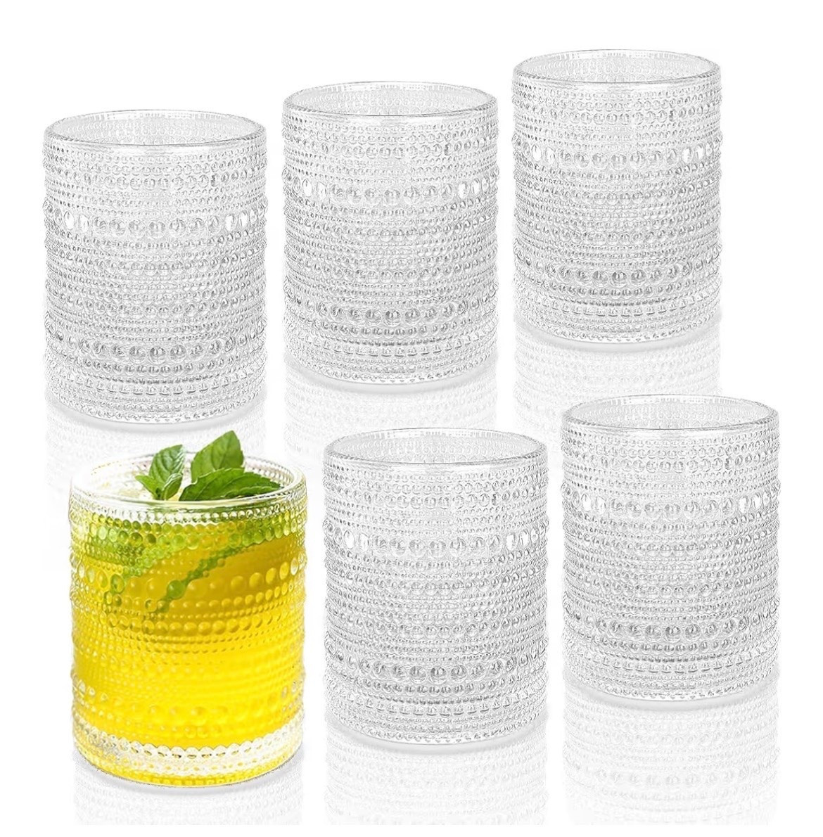 Hobnob glasses are so popular, and this set of 6 is on sale for only around $20 at Amazon today! So perfect for Summer cocktails and mocktails, and the detail itself serves as a nice grip. Great deal!

#LTKSaleAlert #LTKHome #LTKfoodie