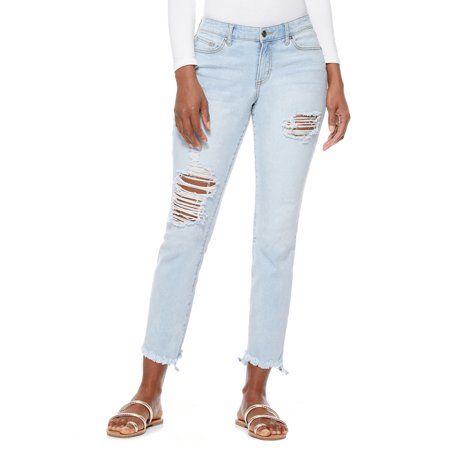 Scoop Retro Boy Jeans Women's | Walmart (US)