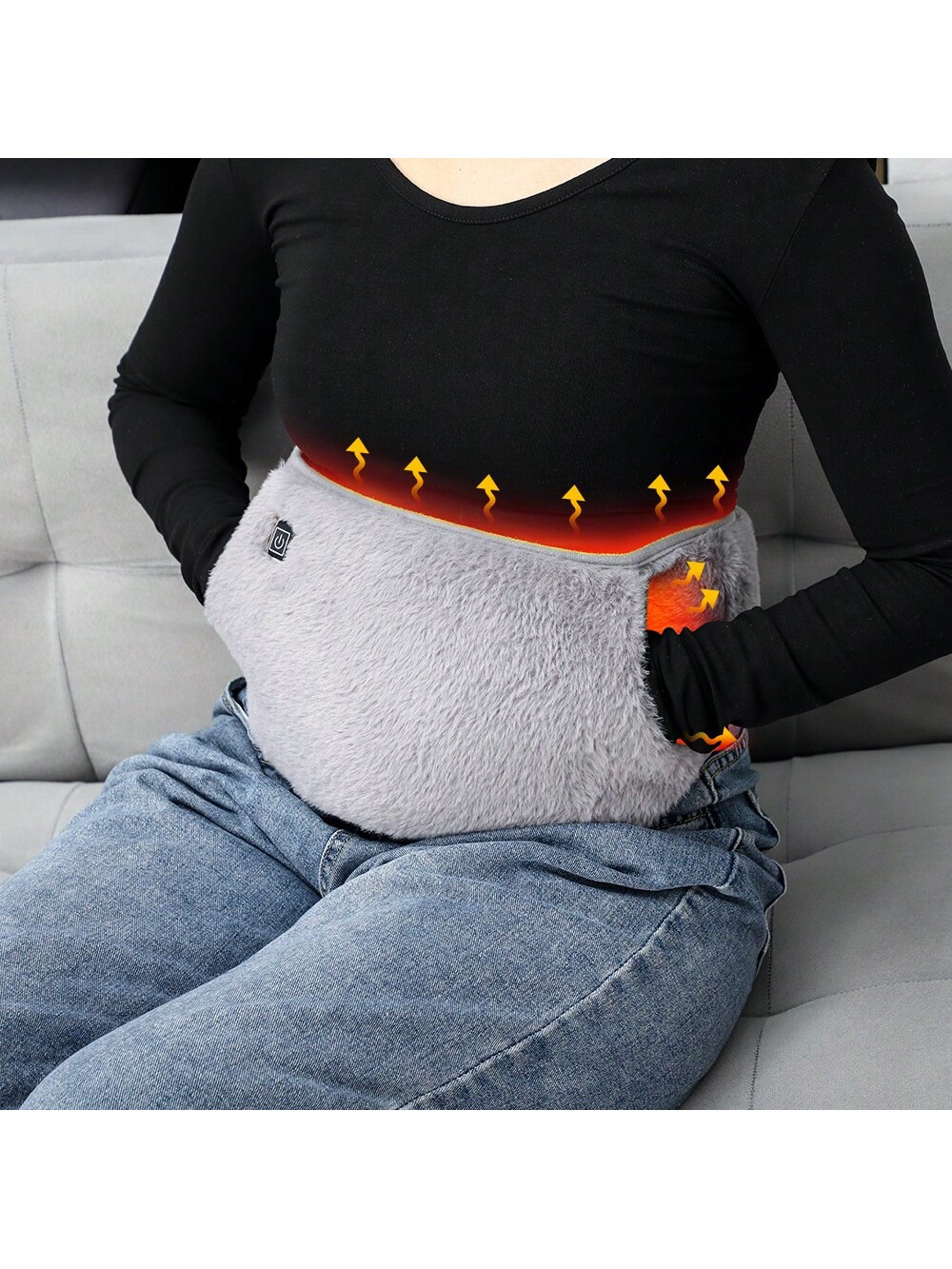 Uterus Warming Belt Electric Heated Waist Warmer Cold Protection Artifact Graphene Heating USB Ch... | SHEIN