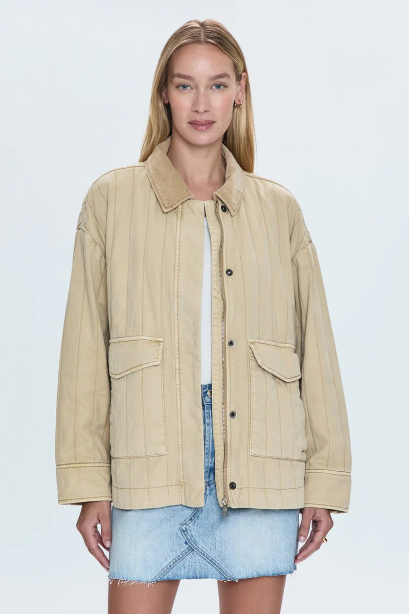Cecile Quilted Jacket - Canoe | Pistola Denim