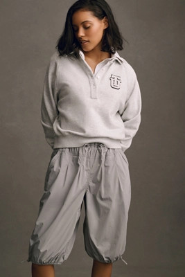 Daily Practice by Anthropologie Knee-Length Parachute Shorts | Anthropologie (US)