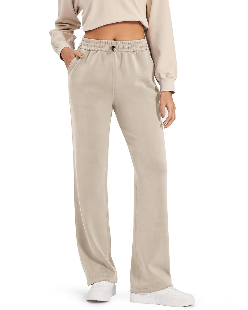 G4Free Smoofit Wide Leg Sweatpants Yoga Pants with Pockets Drawcord Casual Lounge Pants Modal Sof... | Amazon (US)