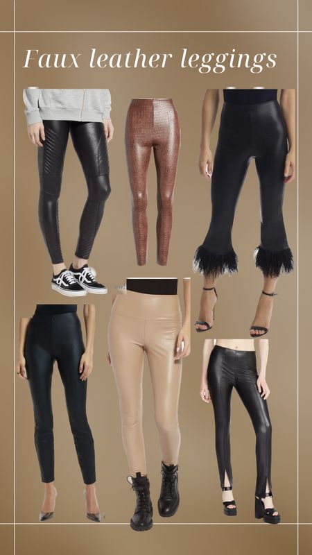 Leather legging options under $200

#LTKSeasonal #LTKunder100 #LTKstyletip