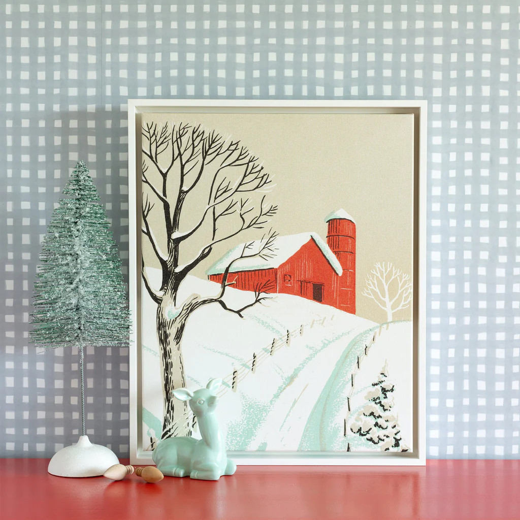 Red Barn Against Hazelnut Sky | Lindsay Letters, LLC