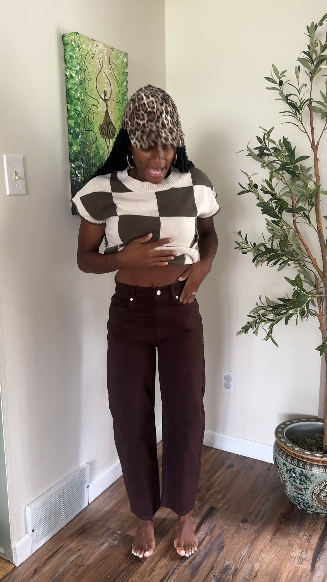 High rise barrel jeans in my regular size and I’m wearing the petite length 

#LTKPetite