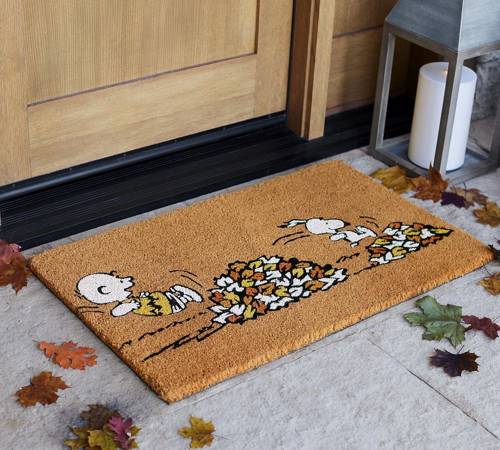 Peanuts™ Fall Is Here Doormat | Pottery Barn (US)