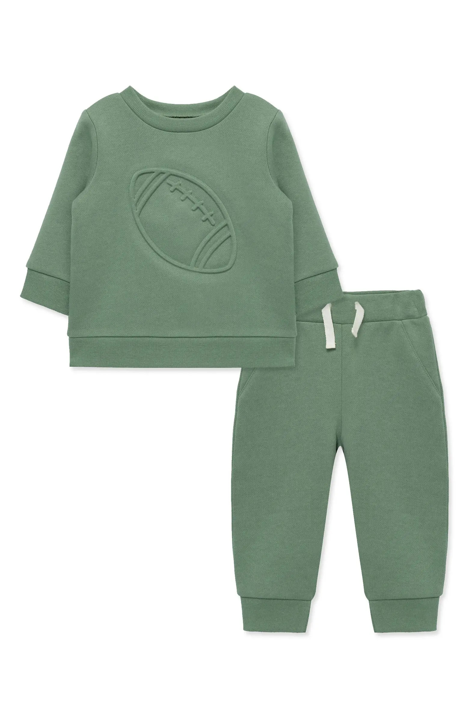 Little Me Football Sweatshirt & Joggers Set | Nordstrom | Nordstrom