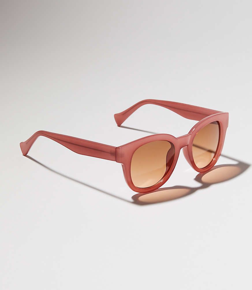 Iridescent Round Sunglasses | LOFT