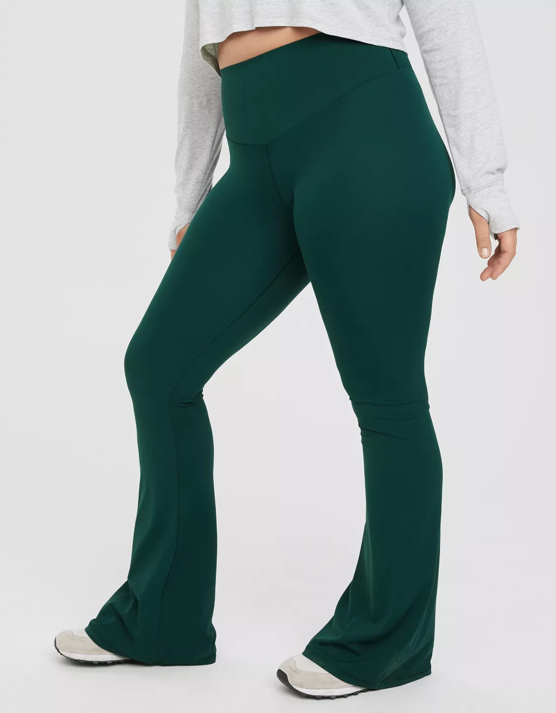 OFFLINE By Aerie Real Me Xtra Hold Up! Flare Legging | Aerie