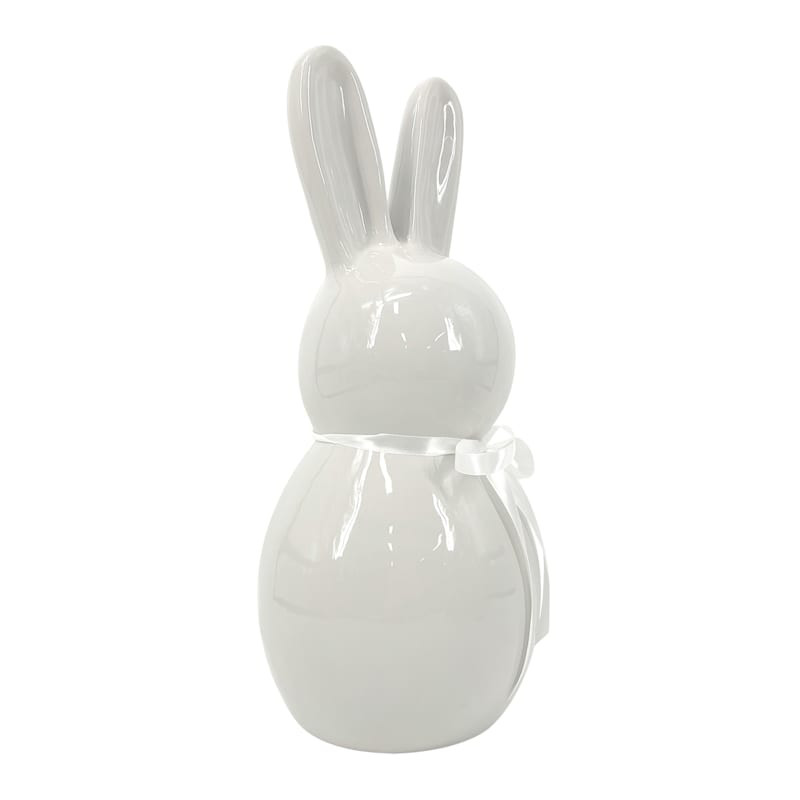 Bunny Brights White Ceramic Easter Bunny, 16" | At Home