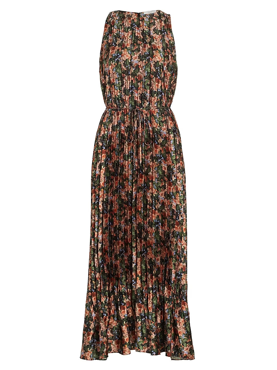 Wild Primrose Pleated Midi-Dress | Saks Fifth Avenue