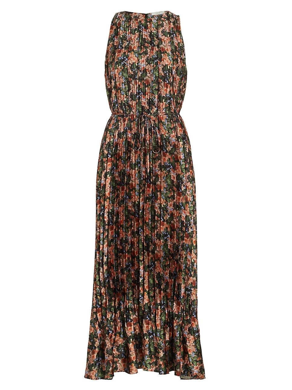 Wild Primrose Pleated Midi-Dress | Saks Fifth Avenue