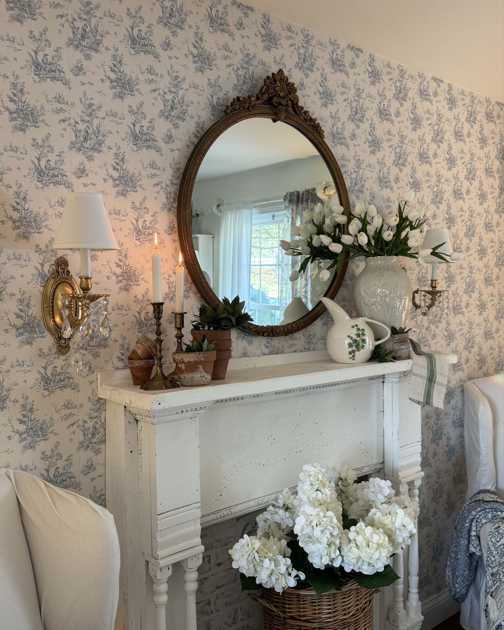 Blue Toile Wallpaper
@therosecottagerevival 

#LTKHome #LTKdayinmylife #LTKSeasonal