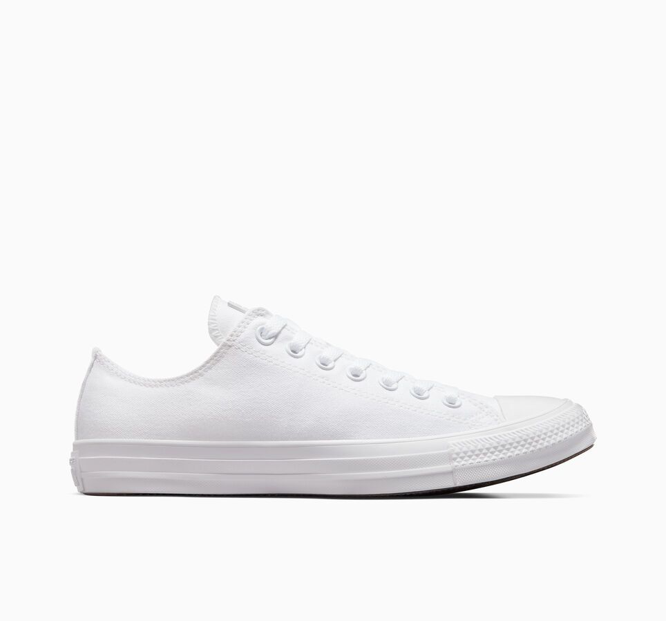 Chuck Taylor All Star White Monochrome Low Top Shoe | Converse (US)