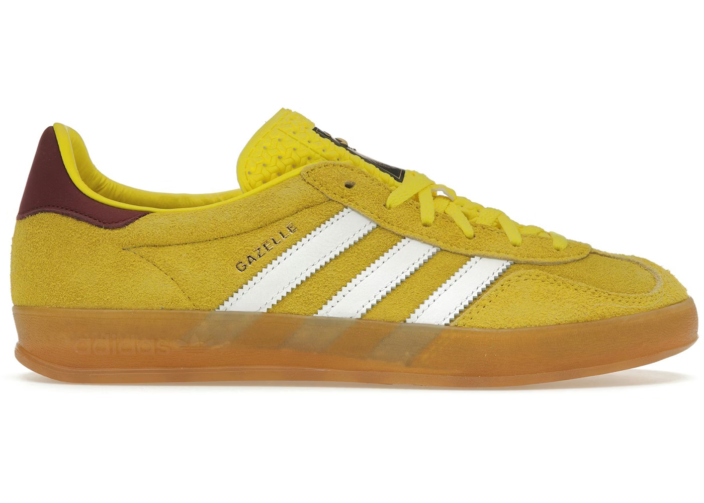 adidas Gazelle IndoorBright Yellow Collegiate Burgundy (Women's) | StockX