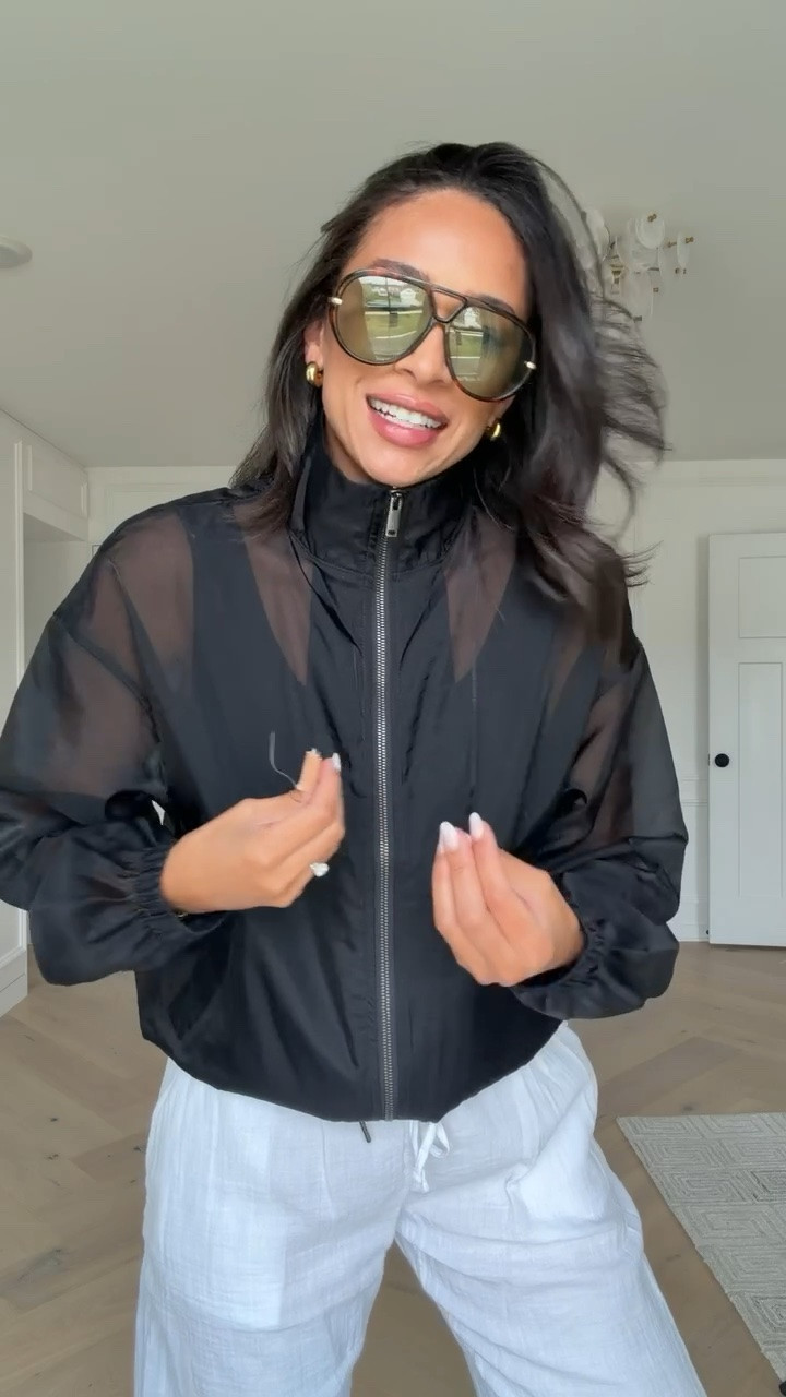 Use code NENAXSPANX to save 15% off your first Spanx order! 🖤 This jacket has an adjustable bottom so you can make it cinched! It’s the perfect light layer for spring and summer and comes in a gorgeous blue color too! Wearing size S jacket and size S barrel pants (40% OFF) 

spanx outfit, summer outfit, errands outfit, loungewear, casual outfit, travel outfit, airport outfit, mom outfit, postpartum outfit

#LTKSaleAlert #LTKTravel #LTKSeasonal