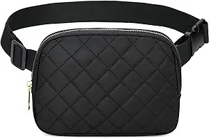 Fanny Packs Waist Pack for Women, Black Fashionable Crossbody Fanny Pack with Adjustable Strap, C... | Amazon (US)