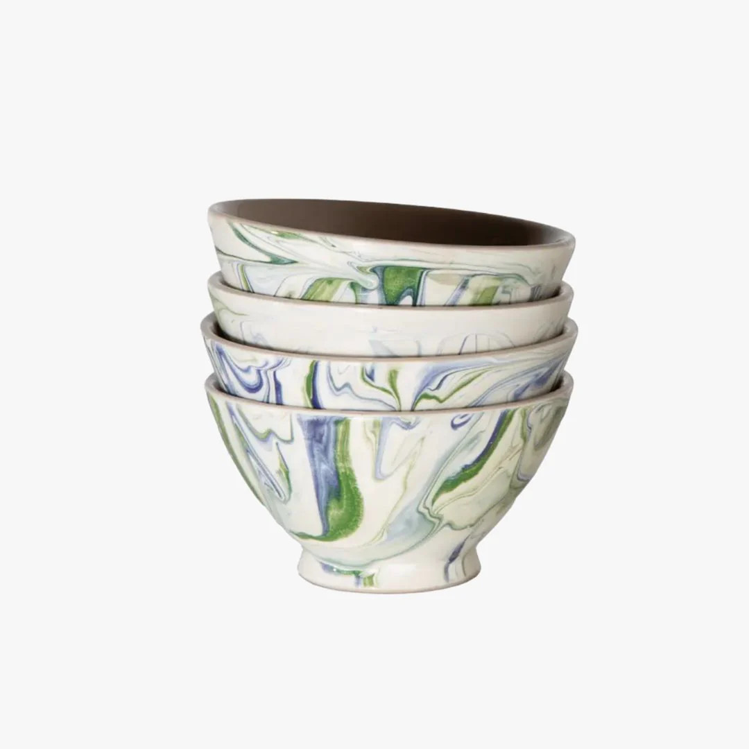 Marbled Ocean Bowl Set | Dear Keaton